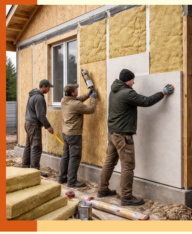 Профессиональное утепление дома из SIP-панелей в Прокопьевске