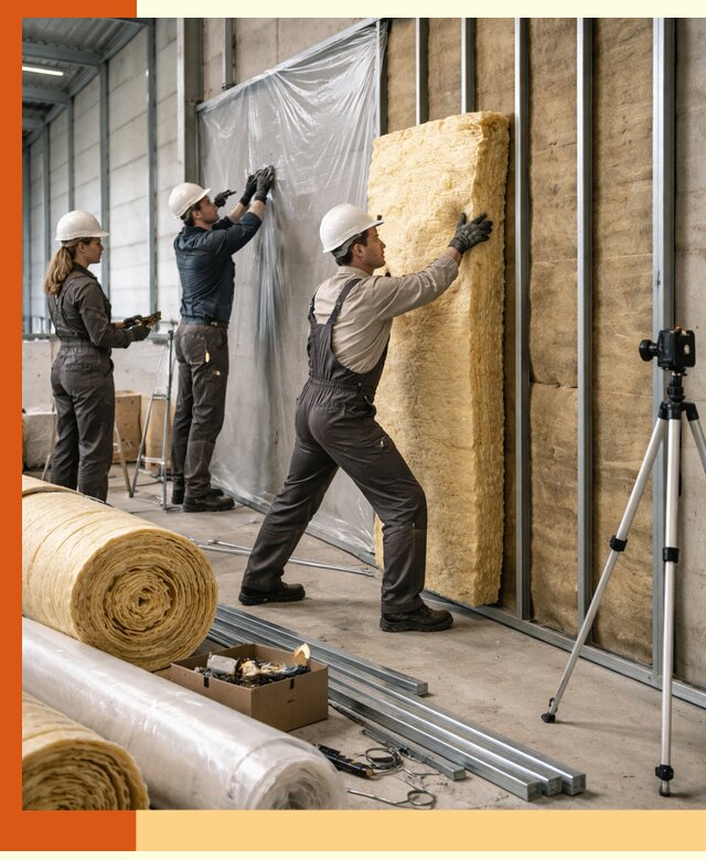 Утепление складского терминала в Прокопьевске профессионально и надёжно