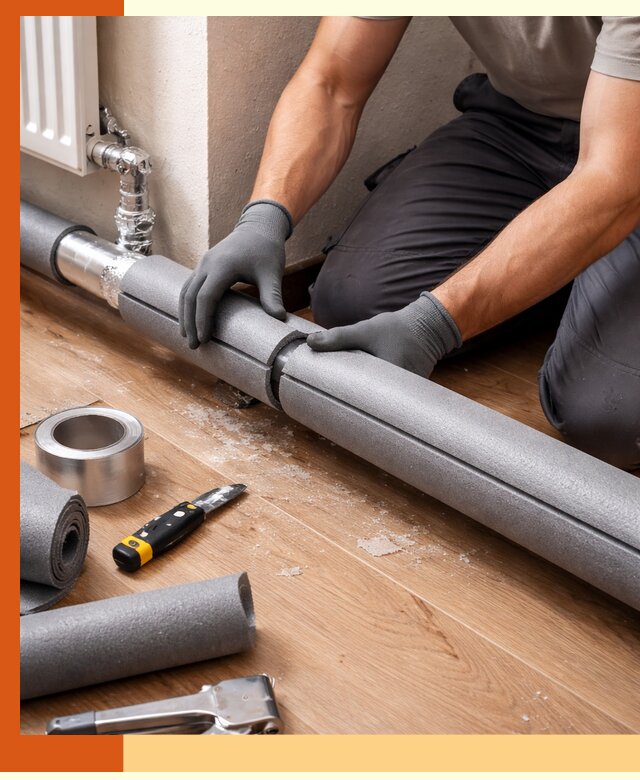 Утепление труб отопления в Прокопьевске: теплоизоляция и защита сети