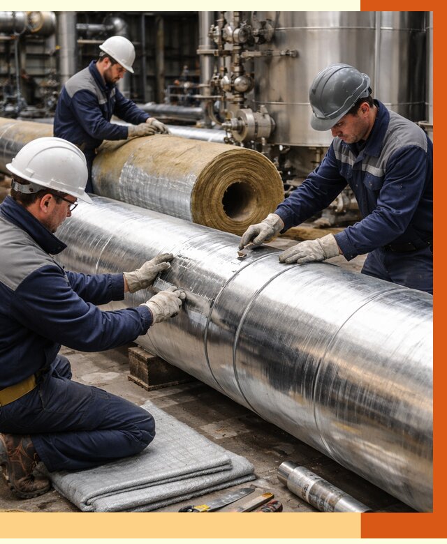 Утепление технологического оборудования в Прокопьевске от 4342 руб. за м2 | ТепломастерПрк