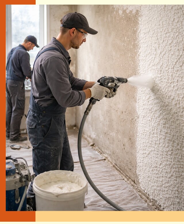 Утепление стен жидкой теплоизоляцией в Прокопьевске для квартир и домов